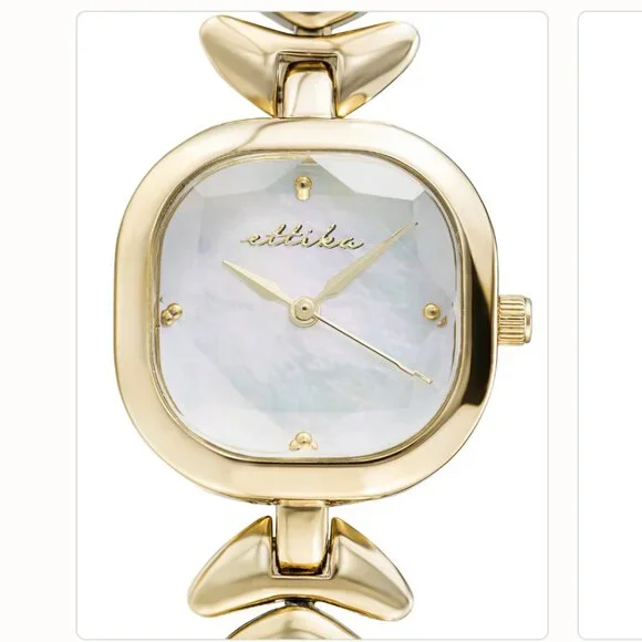 Ettika - Metal Moderna Bracelet Watch in Gold - Picture 6 of 7